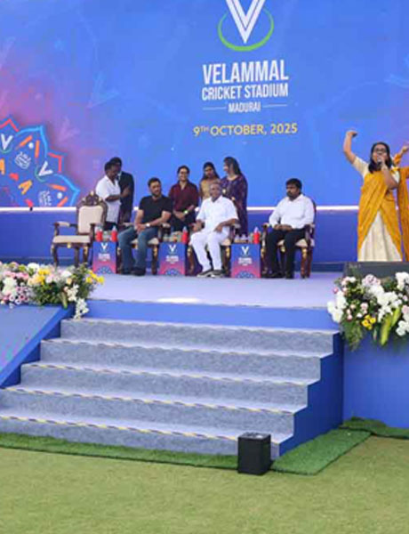 Velammal cricket Cricket Stadium Launch
