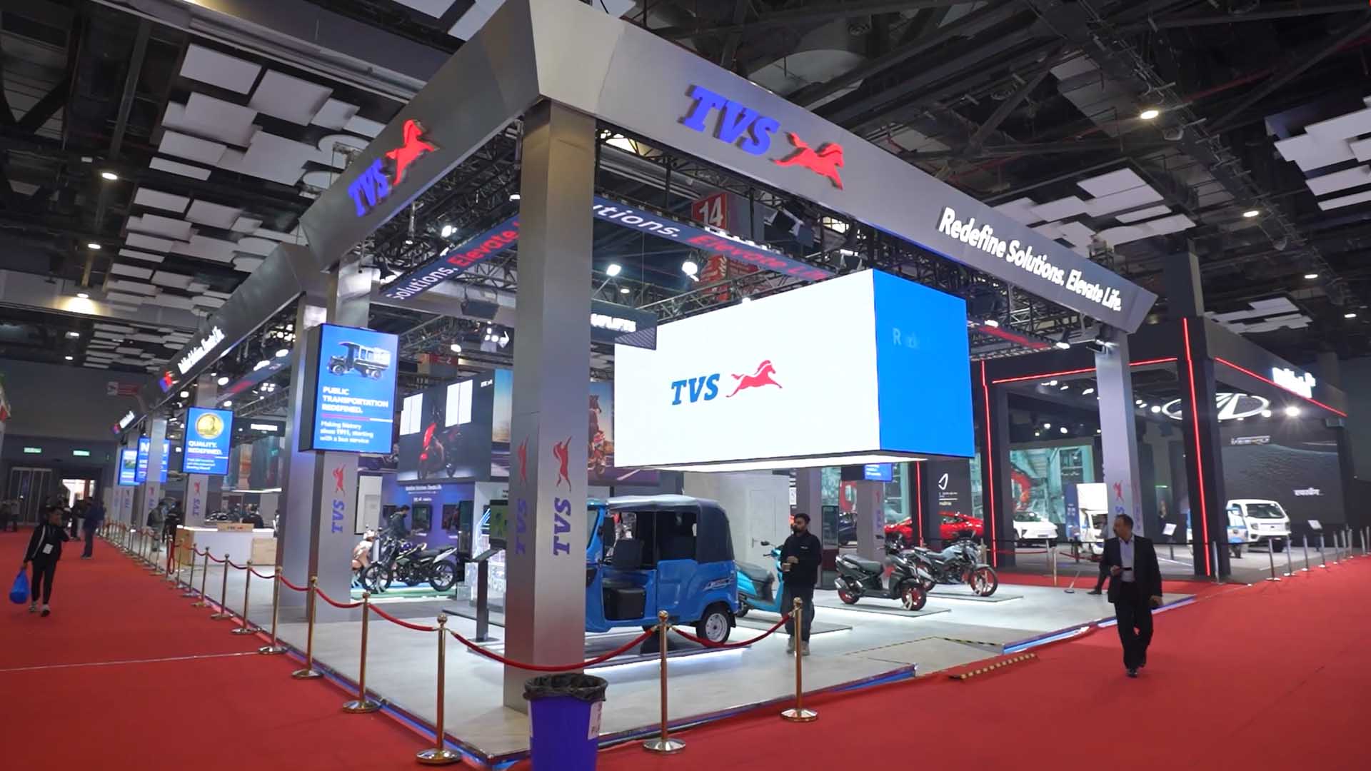 Auto Expo TVS Motor Company Stall 2025