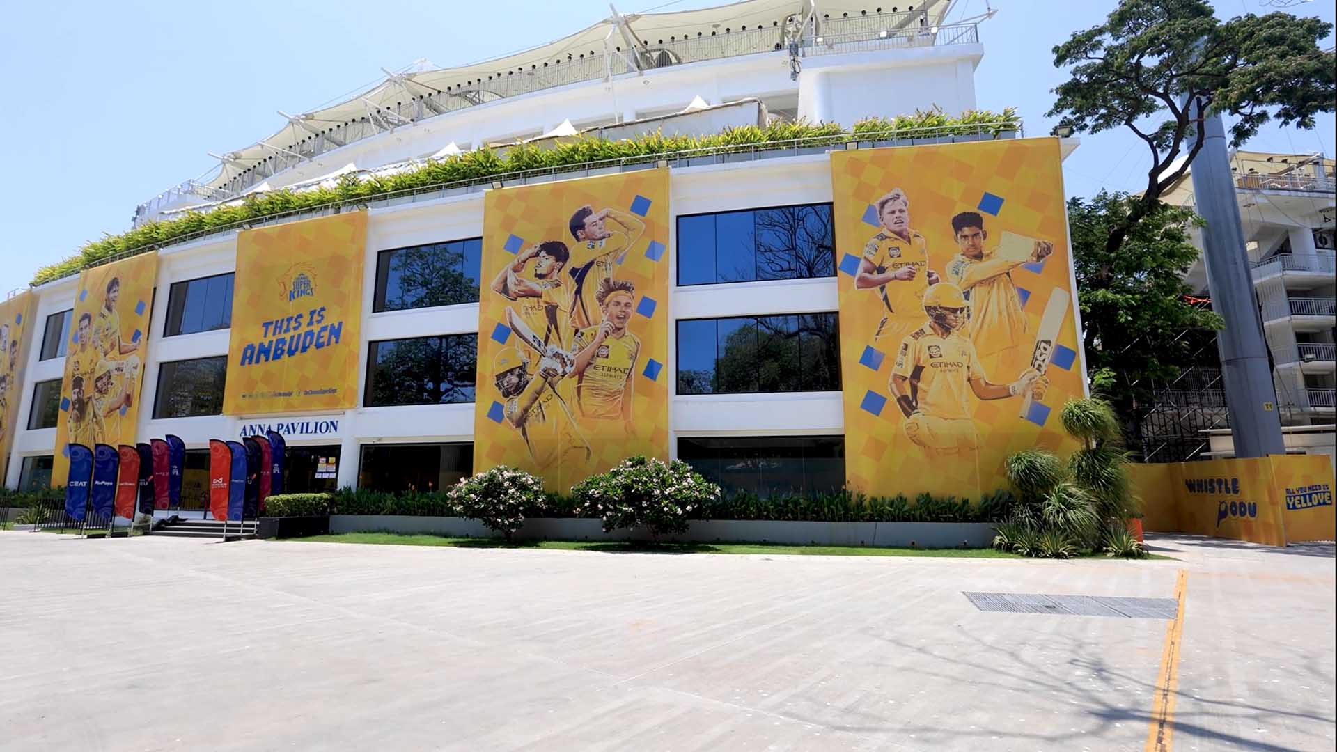 Chepauk Stadium Brandings